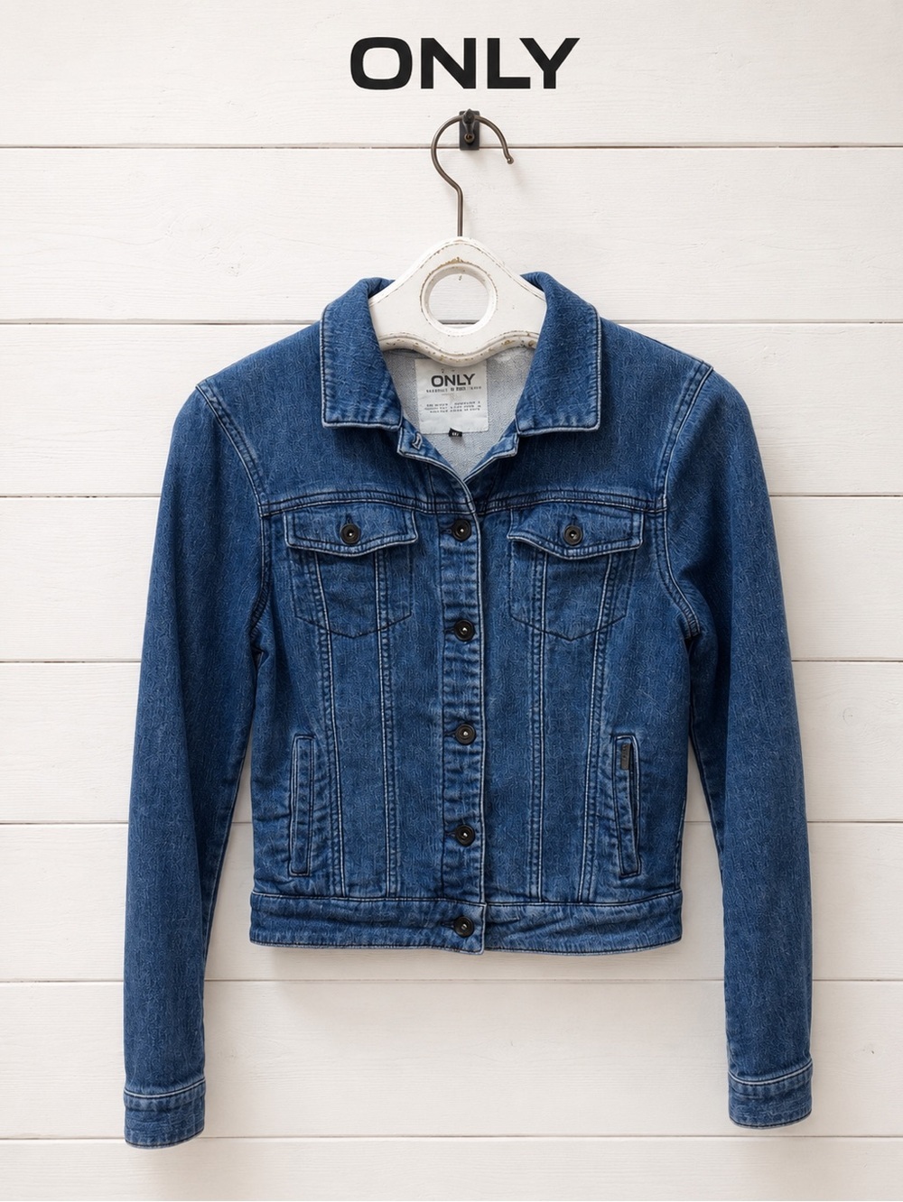 ONLY Jersey Denim Jacket – Size 36